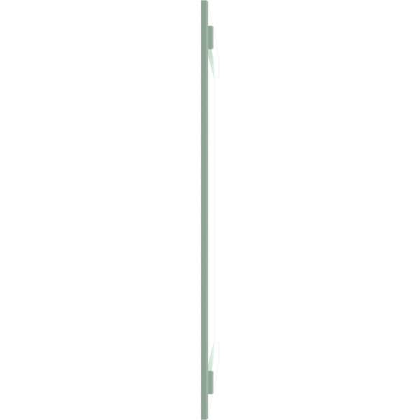 Ekena Millwork True Fit PVC, Four Board Joined Board-n-Batten Shutters, Seaglass, 21 1/2W x 49H, PR - TFP101BBF21X049SG