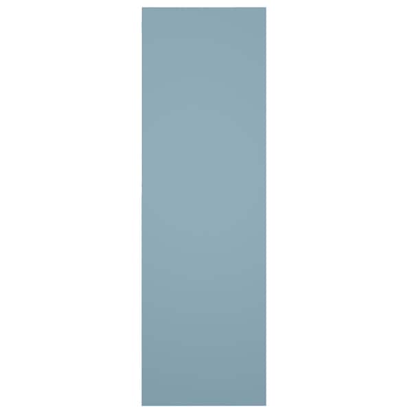 Ekena Millwork True Fit PVC Horizontal Slat Modern Style Fixed Mount Shutters, Peaceful Blue, 15W x 26H, PR - TFP001HZ15X026SB