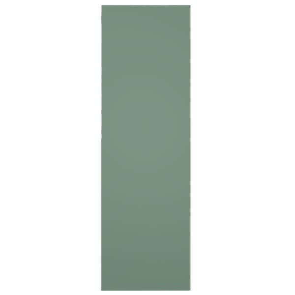 Ekena Millwork True Fit PVC, Two Equal Raised Panel Shutters, Track Green, 18W x 39H, PR - TFP101RPF18X039TG