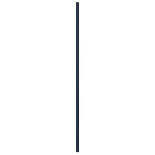 Ekena Millwork PVC Horizontal Slat Framed Modern Style Fixed Mount Shutters Starless Night Blue, 12W x 65H, PR - TFP001HF12X065OB