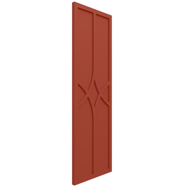 Ekena Millwork True Fit PVC Cedar Park Fixed Mount Shutters, Colorful Leaves, 12W x 67H, PR - TFP001CP12X067CL