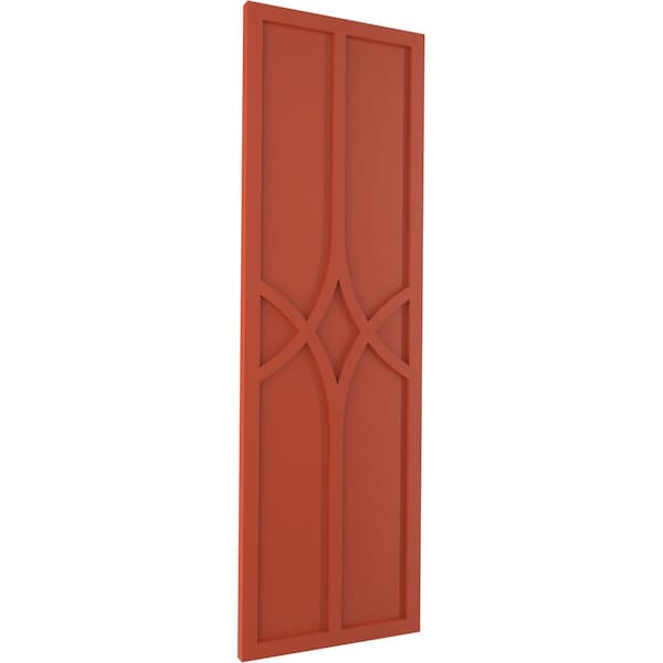 Ekena Millwork True Fit PVC Cedar Park Fixed Mount Shutters, Colorful Leaves, 12W x 67H, PR - TFP001CP12X067CL