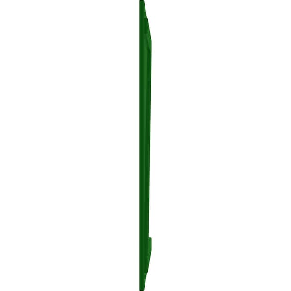 Ekena Millwork True Fit PVC Four Board Joined Board-n-Batten Shutters w/Z-Bar, Viridian Green , 21 1/2W x 74H, PR - TFP102BBF21X074HG