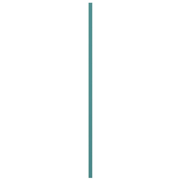 Ekena Millwork 18W x 74H True Fit PVC Diagonal Slat Modern Style Fixed Mount Shutters, Pure Turquoise, PR - TFP001DG18X074PT