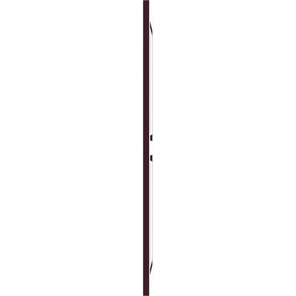 Ekena Millwork True Fit PVC, Two Equal Raised Panel Shutters, Wine Red, 15W x 72H, PR - TFP101RPF15X072WR
