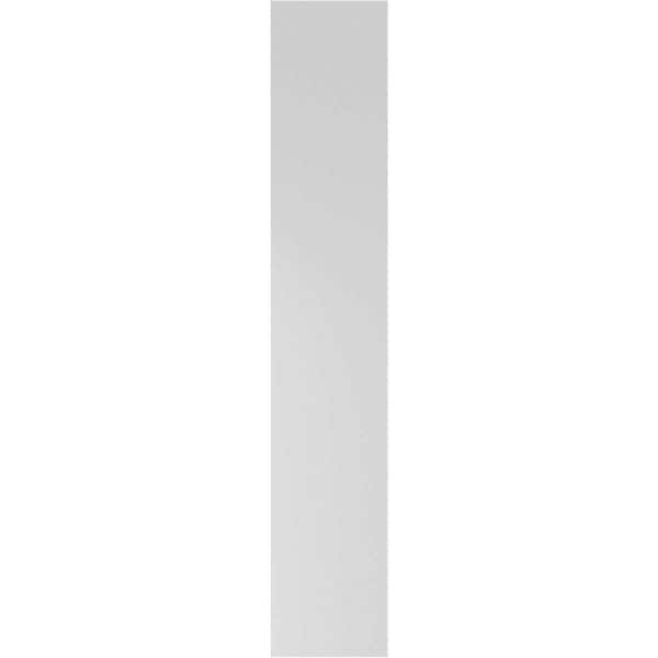 Ekena Millwork True Fit PVC Two Board Joined Board-n-Batten Shutters w/Z-Bar, Hailstorm Gray , 10 3/4W x 72H, PR - TFP102BBF11X072ST