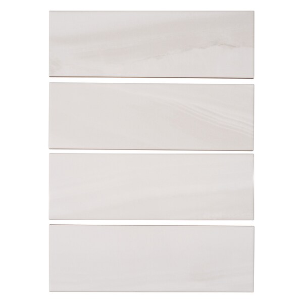 Andova Tiles SAMPLE-Doric 4 in. x 12 in. Ceramic Marble Look Subway Wall Tile - SAM-ANDDORC872