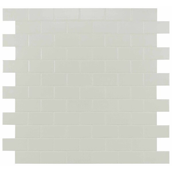 Msi Retro Bianco11.22 In. X 11.47 In. Porcelain Mesh-Mounted Mosaic Tile, 15PK - ZOR-MD-0409