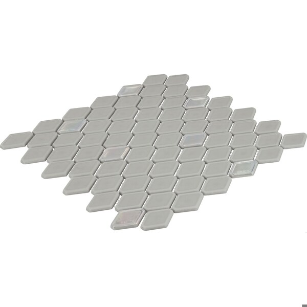 Daltile Starcastle 1.5'' Elongated Hexagon Glass Wall Mosaic, 15PK - SC78ELHEXMSMT