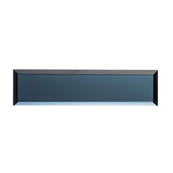 Andova Tiles ANDOVA TILES Vega 3" x 12" Beveled Glass Metal Look Subway Tile, PK15 - ANDVEG176