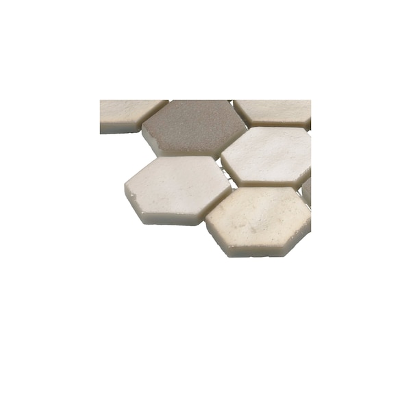 Daltile Uptown Glass 1in Hexagon Mosaic, 16.92 SQFT Per Carton, 18PK - UP181HEXMS1P