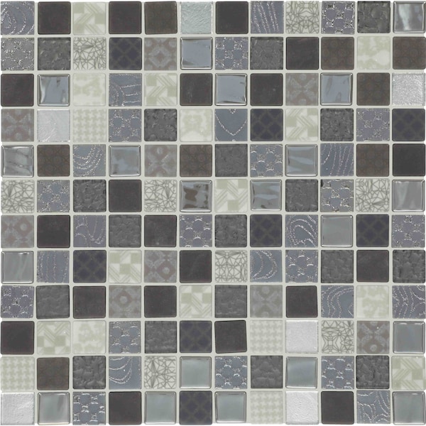 Daltile Uptown Glass 1in x 1in Metro Mosaic, 21.00 SQFT Per Carton, 20PK - UP0811MS1P