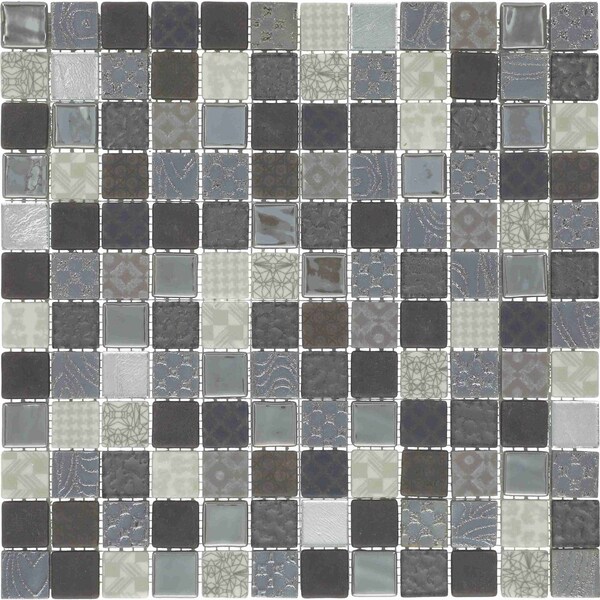 Daltile Uptown Glass 1in x 1in Metro Mosaic, 21.00 SQFT Per Carton, 20PK - UP0811MS1P