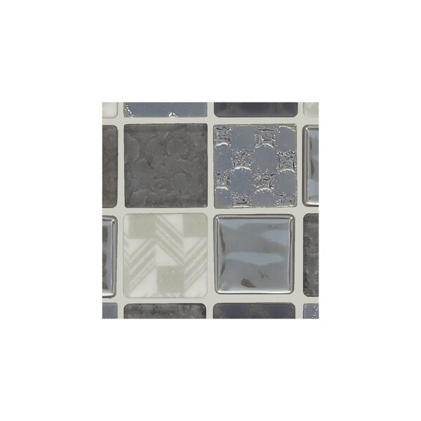 Daltile Uptown Glass 1in x 1in Metro Mosaic, 21.00 SQFT Per Carton, 20PK - UP0811MS1P