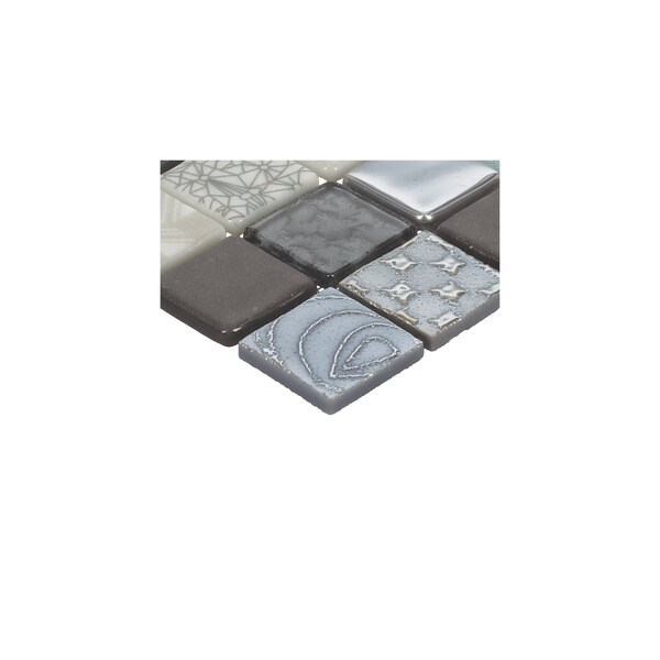 Daltile Uptown Glass 1in x 1in Metro Mosaic, 21.00 SQFT Per Carton, 20PK - UP0811MS1P