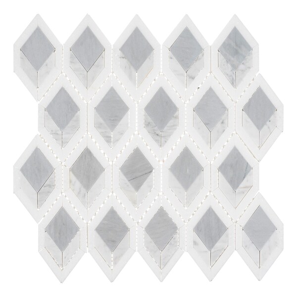 Andova Tiles ANDOVA TILES Easton 5" x 3" Glass Novelty Mosaic Wall & Floor Tile - ANDEAS334