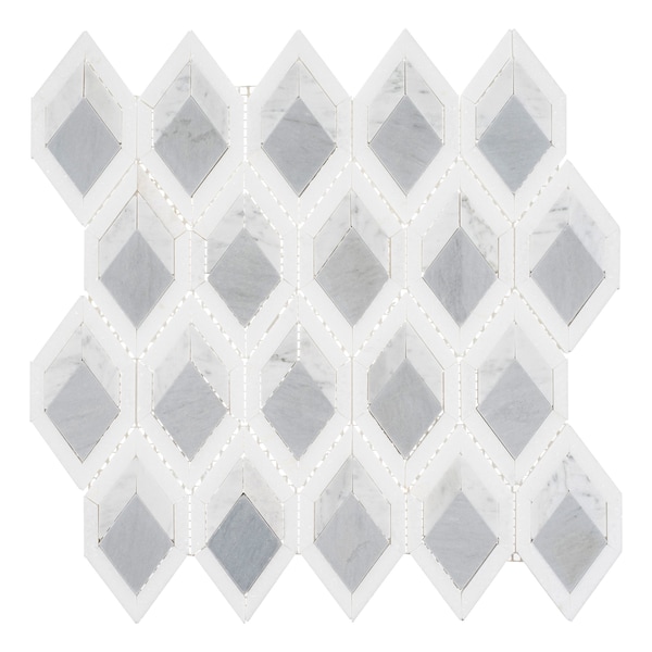 Andova Tiles ANDOVA TILES Easton 5" x 3" Glass Novelty Mosaic Wall & Floor Tile - ANDEAS334