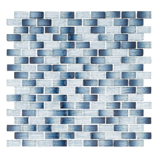 Andova Tiles SAMPLE Highline 0625 x 125 Glass Mosaic Sheet Floor Use Tile - SAM-ANDHIG148