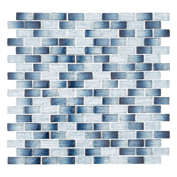 Andova Tiles SAMPLE Highline 0625 x 125 Glass Mosaic Sheet Floor Use Tile - SAM-ANDHIG148