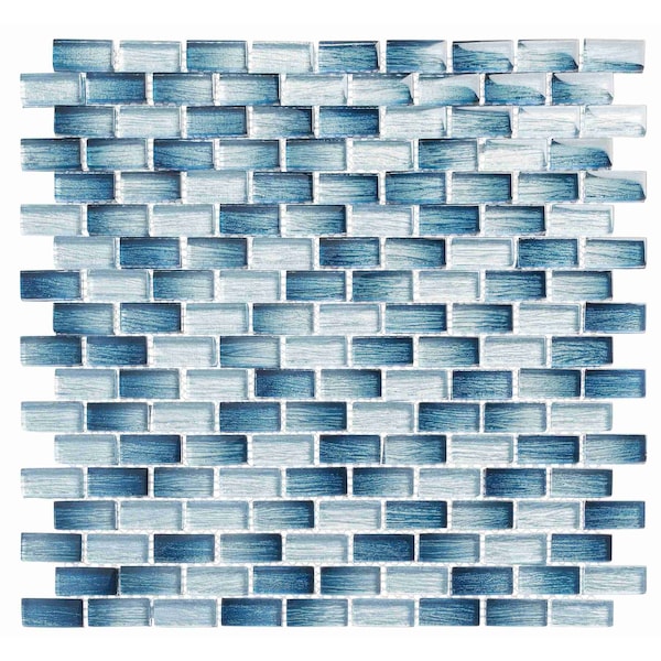 Andova Tiles SAMPLE Highline 0625 x 125 Glass Mosaic Sheet Floor Use Tile - SAM-ANDHIG148