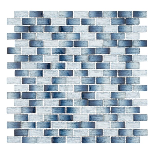Andova Tiles SAMPLE Highline 0625 x 125 Glass Mosaic Sheet Floor Use Tile - SAM-ANDHIG148