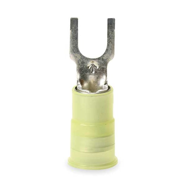 Terminal de bloque de nylon para horquilla AWG 12-10, para perno #10, paquete de 50 unidades - MNG10-10FBX