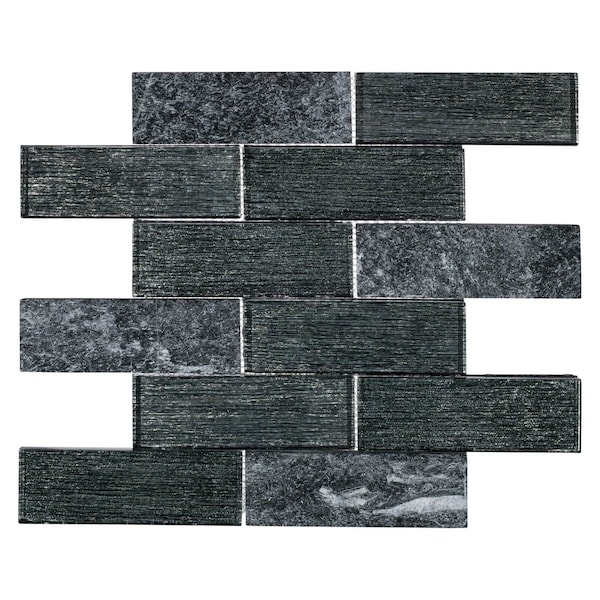 Andova Tiles SAMPLE Bovard 2 x 6 Glass Brick Joint Mosaic Tile - SAM-ANDBOV197