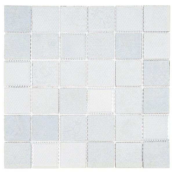 Andova Tiles SAMPLE-Elwood 2 in. x 2 in. Glass Grid Mosaic Wall Tile - SAM-ANDELW877