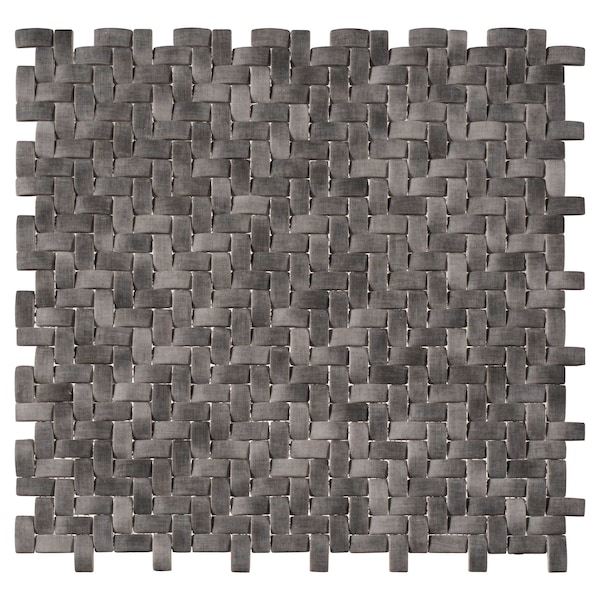 Andova Tiles SAMPLE Comfort 037 x 087 Glass Herringbone  Chevron Mosaic Wall Tile - SAM-ANDCOM323