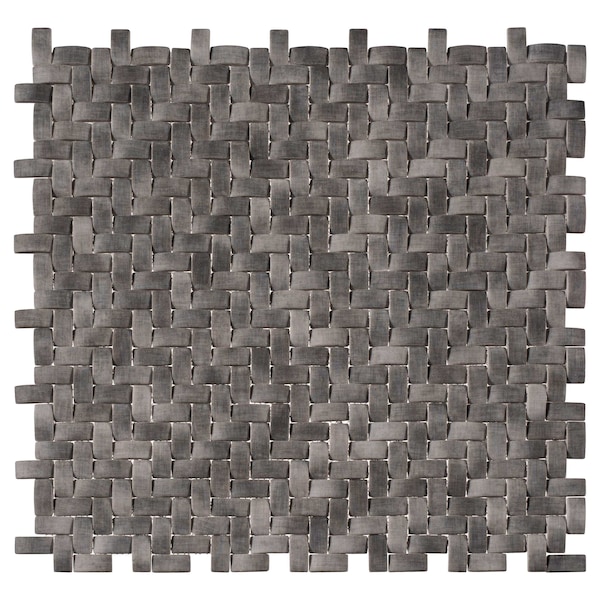 Andova Tiles SAMPLE Comfort 037 x 087 Glass Herringbone  Chevron Mosaic Wall Tile - SAM-ANDCOM323