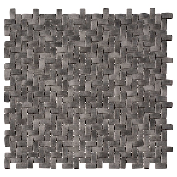 Andova Tiles SAMPLE Comfort 037 x 087 Glass Herringbone  Chevron Mosaic Wall Tile - SAM-ANDCOM323