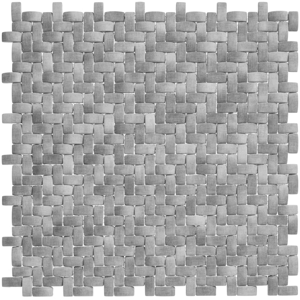 Andova Tiles SAMPLE Comfort 037 x 087 Glass Herringbone  Chevron Mosaic Wall Tile - SAM-ANDCOM323