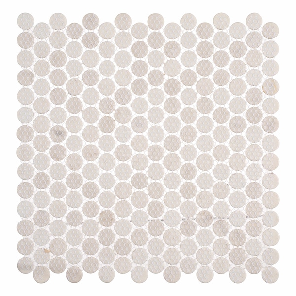 Andova Tiles ANDOVA TILES Dexo 1" x 1" Glass Penny Round Mosaic Wall & Floor Tile - ANDDEX331
