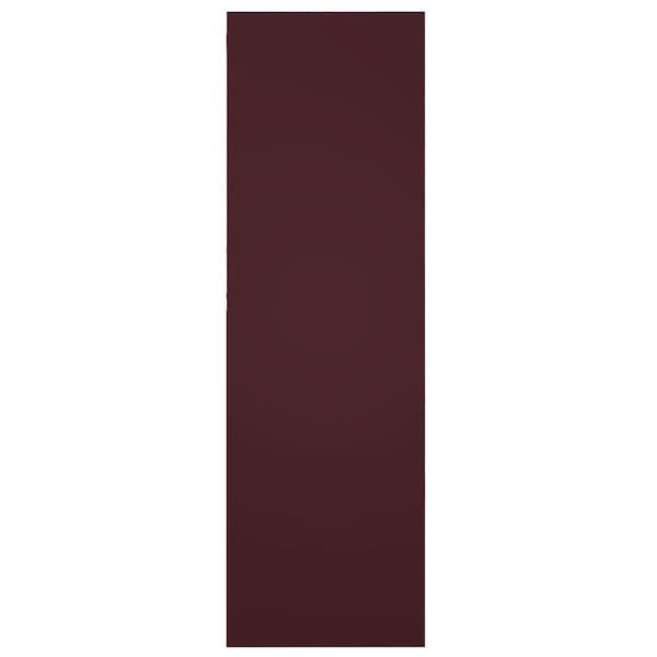 Ekena Millwork True Fit PVC Center Circle Arts & Crafts Fixed Mount Shutters, Wine Red, 15W x 45H, PR - TFP001AC15X045WR