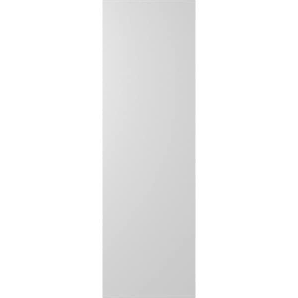 Ekena Millwork True Fit PVC Farmhouse/Flat Panel Combination Fixed Mount Shutters, Natural Twine, 15W x 42H, PR - TFP101FC15X042NT