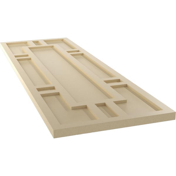 Ekena Millwork True Fit PVC Hastings Fixed Mount Shutters, Natural Twine, 15W x 36H, PR - TFP001HS15X036NT