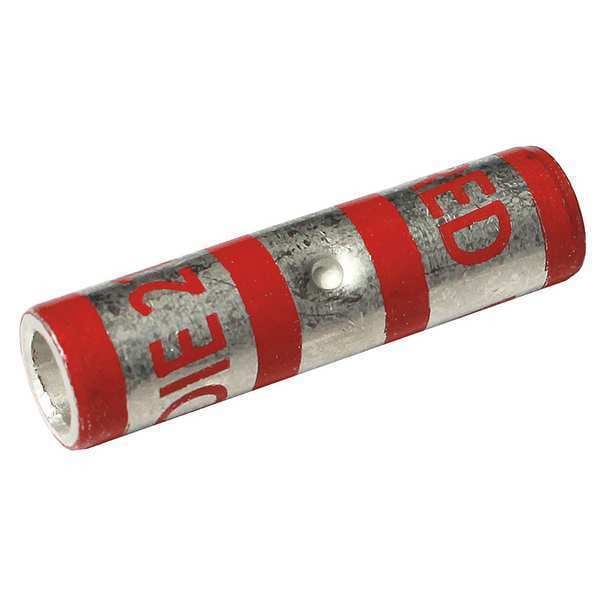 Conector de barril corto Power First, 1.01 pulgadas de largo, rojo - 22EZ15