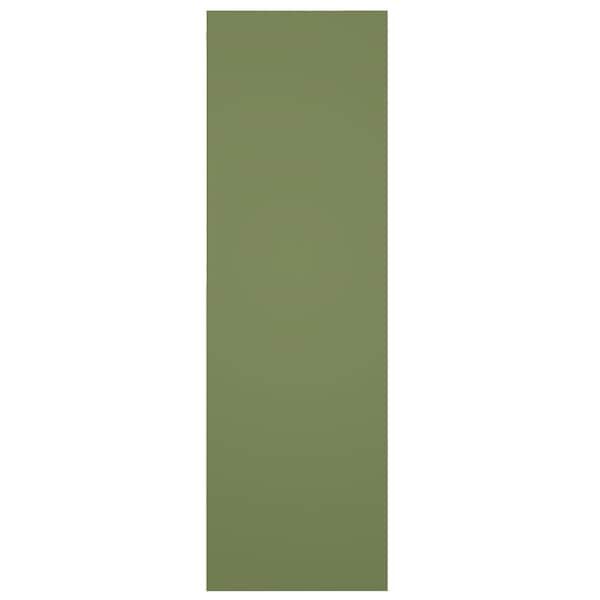 Ekena Millwork True Fit PVC Horizontal Slat Framed Modern Style Fixed Mount Shutters, Moss Green, 18W x 75H, PR - TFP001HF18X075MG
