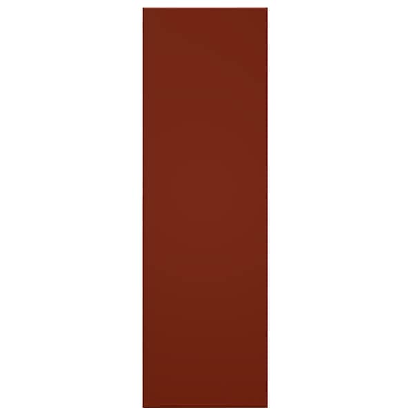 Ekena Millwork True Fit PVC Center X-Board Farmhouse Fixed Mount Shutters, Pepper Red , 12W x 58H, PR - TFP107FH12X058MR