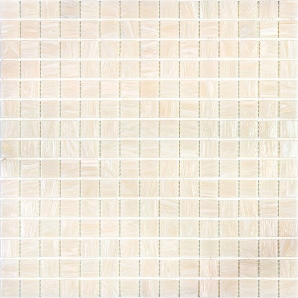 Apollo Tile Celestial 12 in. x 12 in. Glossy Nude Beige Glass Mosaic Wall and Floor Tile 20 sq. ft./case, 20PK - APLST88BG306A