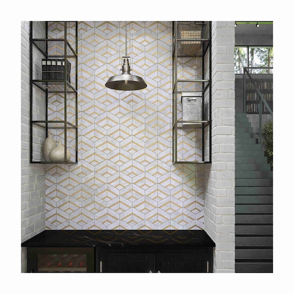 Daltile Lavaliere Natural Stone Intermix Mosaic, 3.15 Sqft per Carton, 5PK - LV27INTMXMS1P