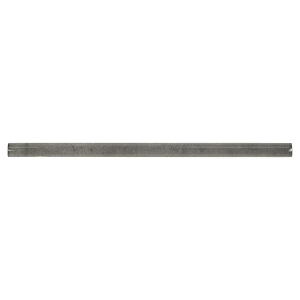Msi Renzo Storm Quarter Round Molding 0.6" X 12" Glossy Ceramic Wall Tile, PK42 - ZOR-PT-TR-0220