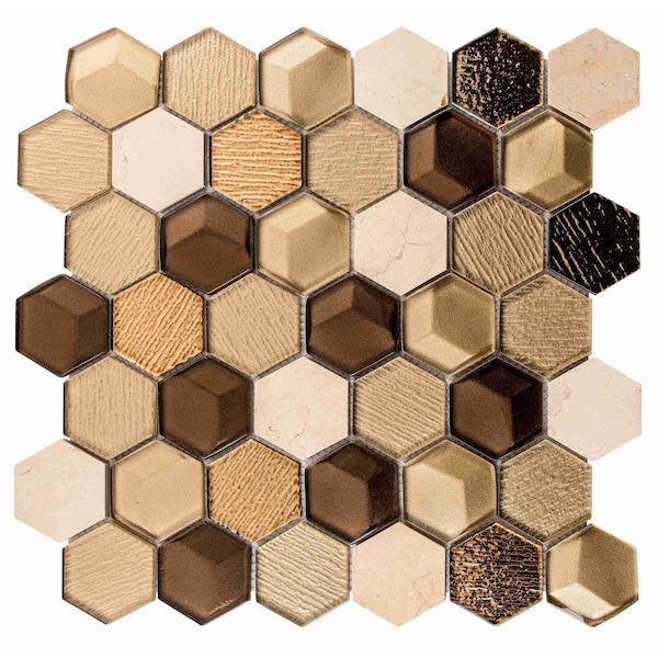 Andova Tiles ANDOVA TILES Xen 2" W x 2" L Mosaic Wall Tile - ANDXEN606