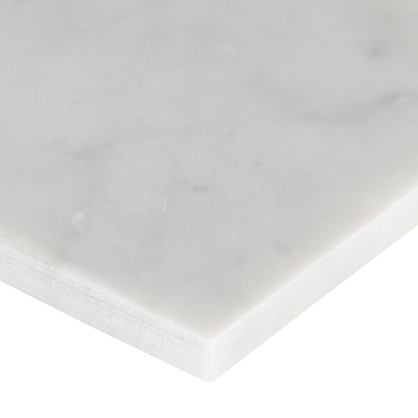 Msi Carrara White 4" X 12" Honed Marble Floor And Wall Marble Tile, 15PK - ZOR-NS-0064
