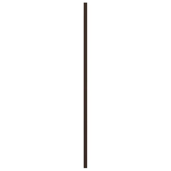 Ekena Millwork True Fit PVC San Carlos Mission Style Fixed Mount Shutters, Raisin Brown, 18W x 48H, PR - TFP001SC18X048TB