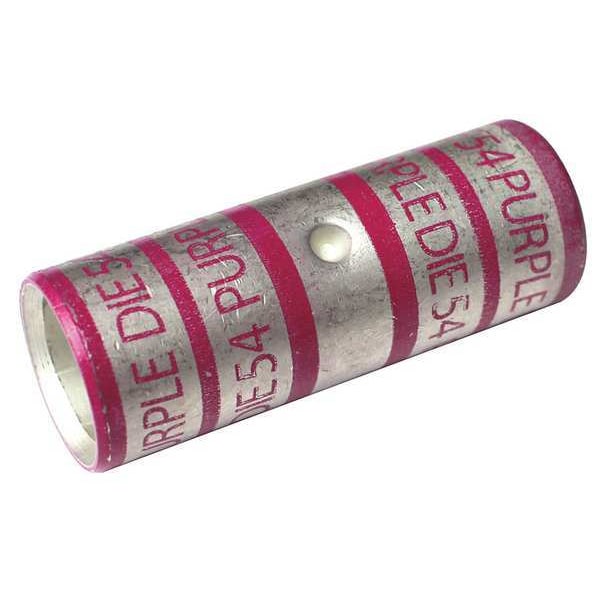 Empalme de barril largo Power First, 2.78 pulgadas de largo, morado - 22EZ38