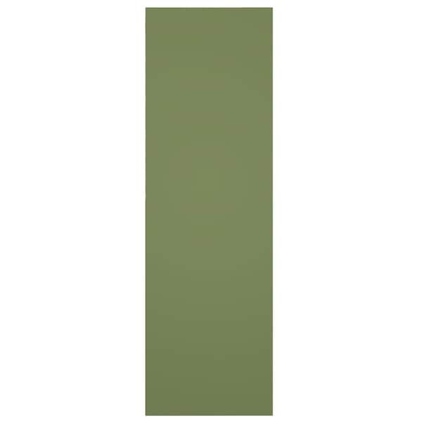 Ekena Millwork 15W x 51H True Fit PVC Diagonal Slat Modern Style Fixed Mount Shutters, Moss Green, PR - TFP001DG15X051MG