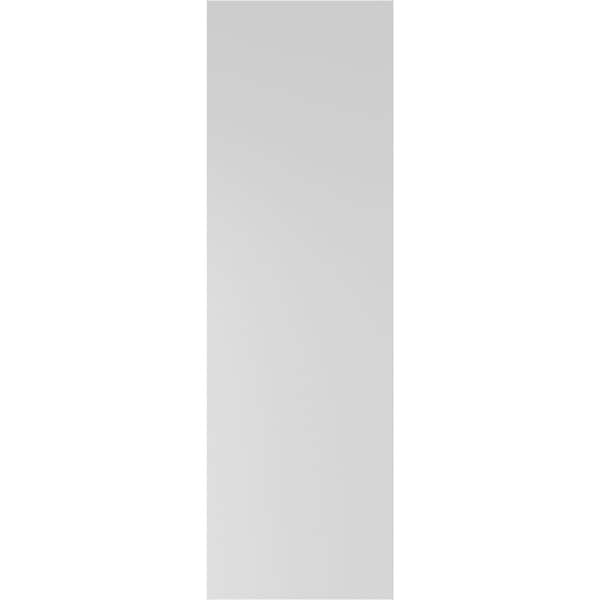 Ekena Millwork True Fit PVC Two Equal Raised Panel Shutters, Raisin Brown, 18W x 46H, PR - TFP101RPF18X046TB