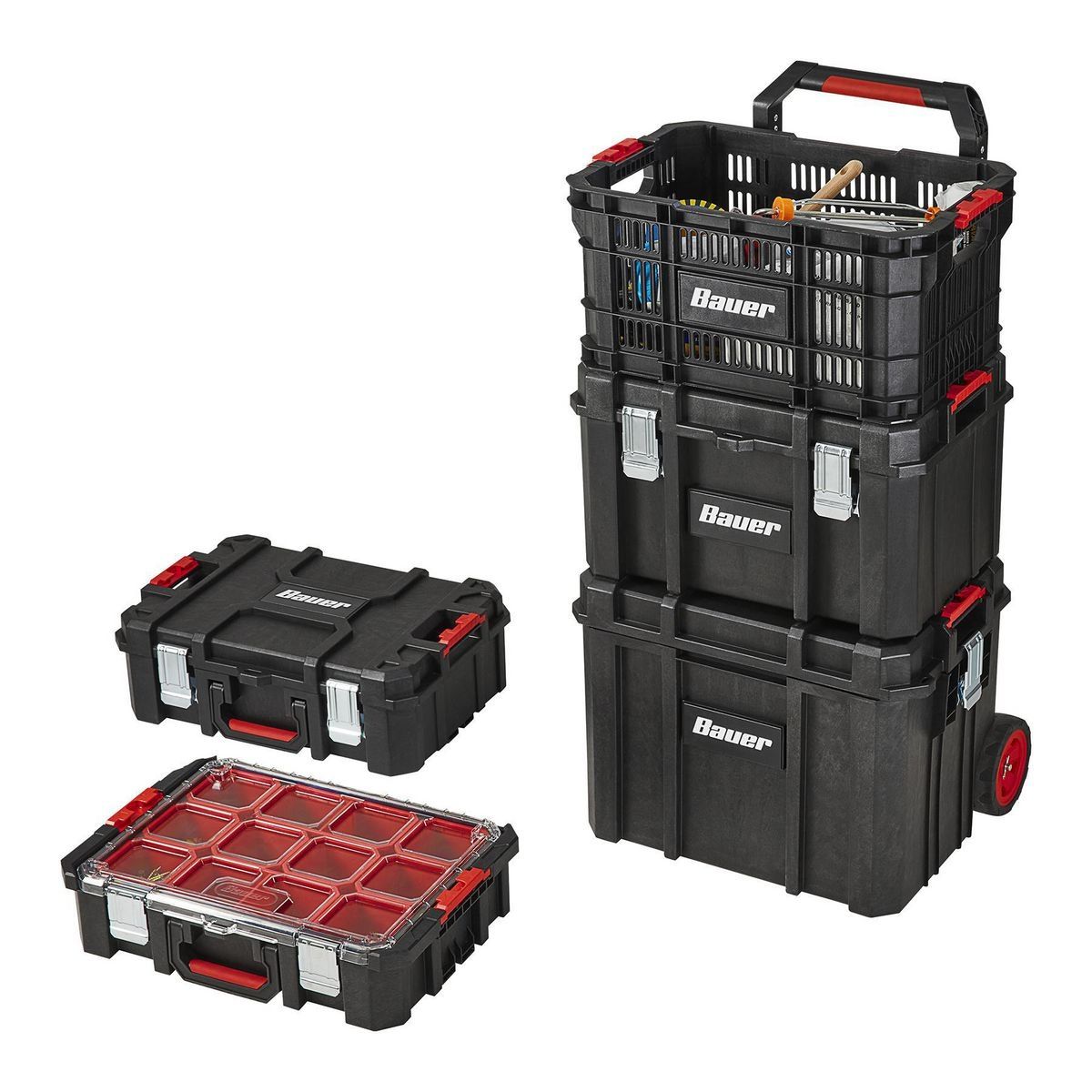Caja de herramientas modular pequeña de Bauer - 58510