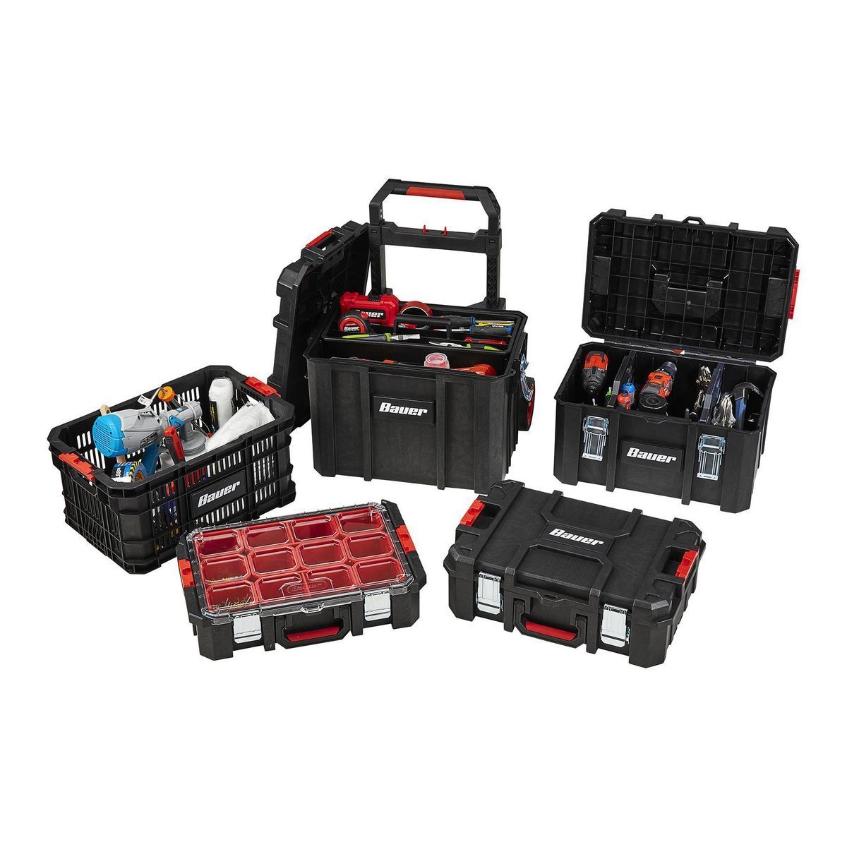 Caja de herramientas modular pequeña de Bauer - 58510